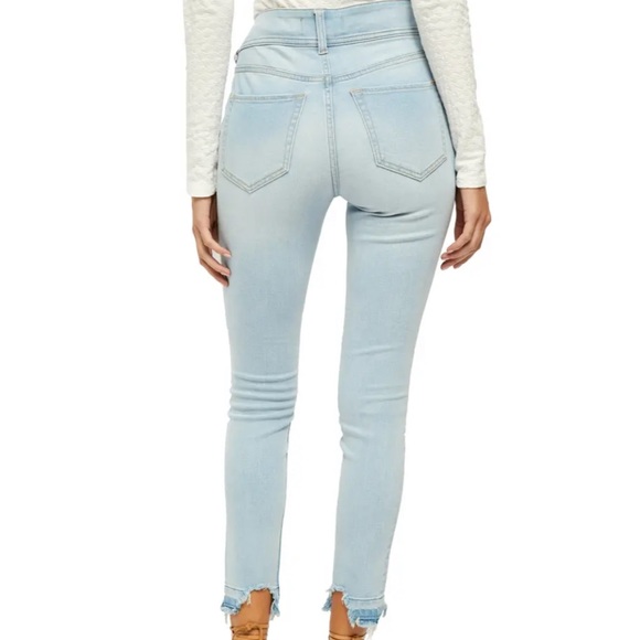 Free People Wild Child Havana Blue Jeans - Picture 3 of 11